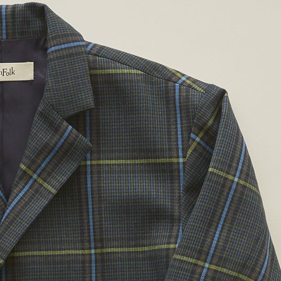 eLfinFolk】Ceremony tailored box jacket 