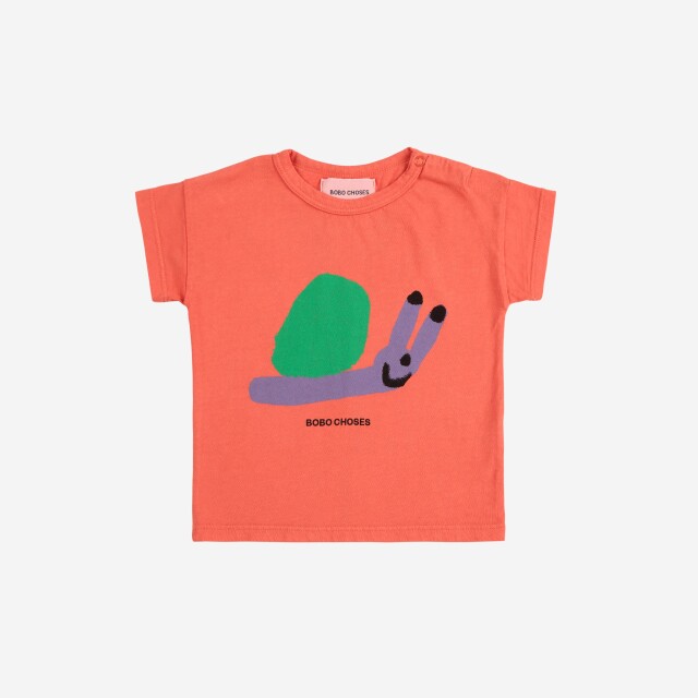 【BOBOCHOSES】Drop1「JOY」Baby B125AB012 Funny Snail T-shirt