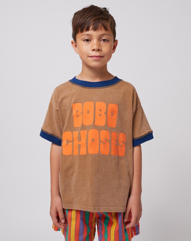 BOBOCHOSES】Drop2「JOY」Kid B125AC124 Bobo Choses T-shirt BROWN