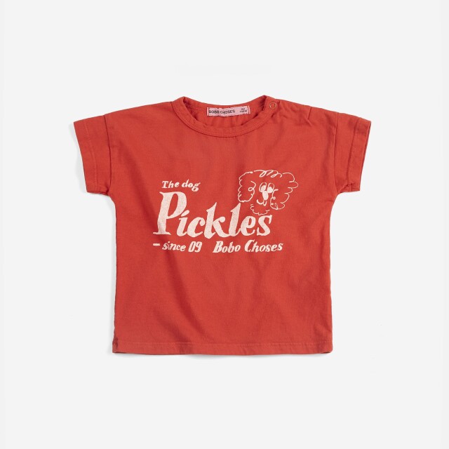 【BOBOCHOSES】Drop1「PICKLES」Baby B126AB015 Pickles The Dog T-shirt