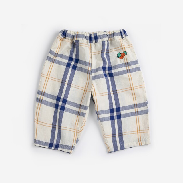 【BOBOCHOSES】Drop2「PICKLES」Baby B126AB073 Fun Tartan woven pants