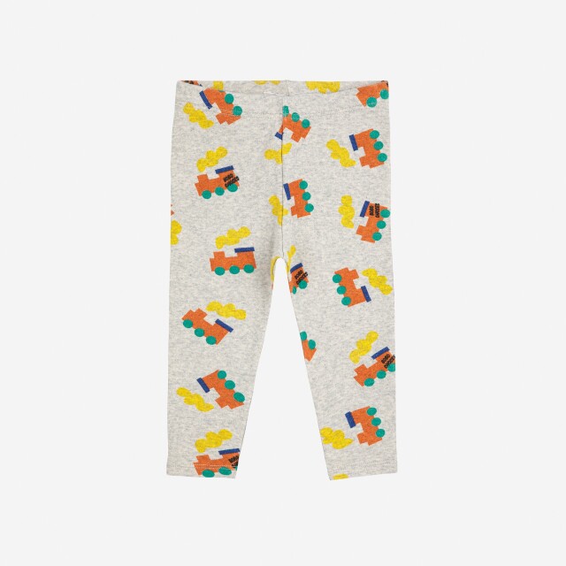 【BOBOCHOSES】Drop2「TIC TAC TOE」B225AB067 - WOVEN LEGGINGS.LIGHT HEATHER GREY