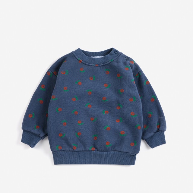 【BOBOCHOSES】Drop2「All About Monsters」B226AB056 Stamp Bloom all over sweatshirt BABY