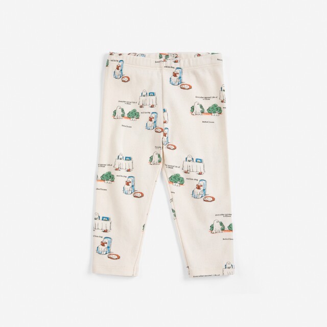 【BOBOCHOSES】Drop2「All About Monsters」B226AB064 Everyday Ghosts all over leggings BABY