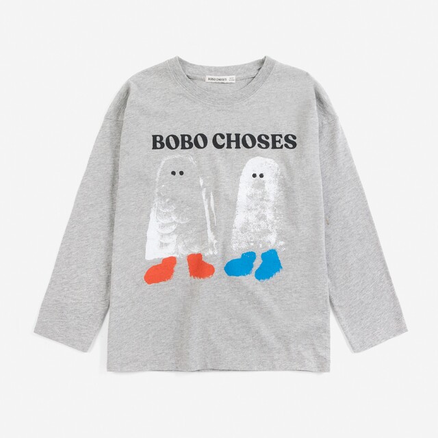 【BOBOCHOSES】Drop1「All About Monsters」B226AC010 Booty Ghosts T-shirt KID