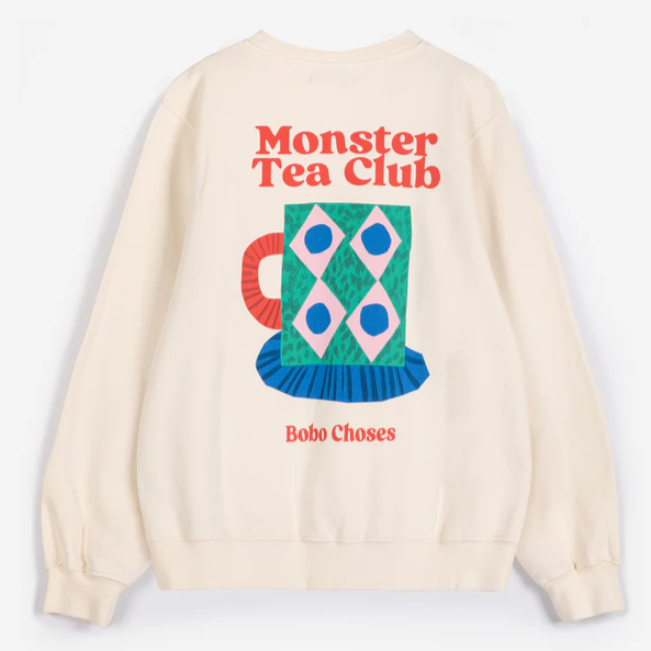 【BOBOCHOSES】Drop1「All About Monsters」B226AD021 Monster Mug fitted sweatshirt 大人