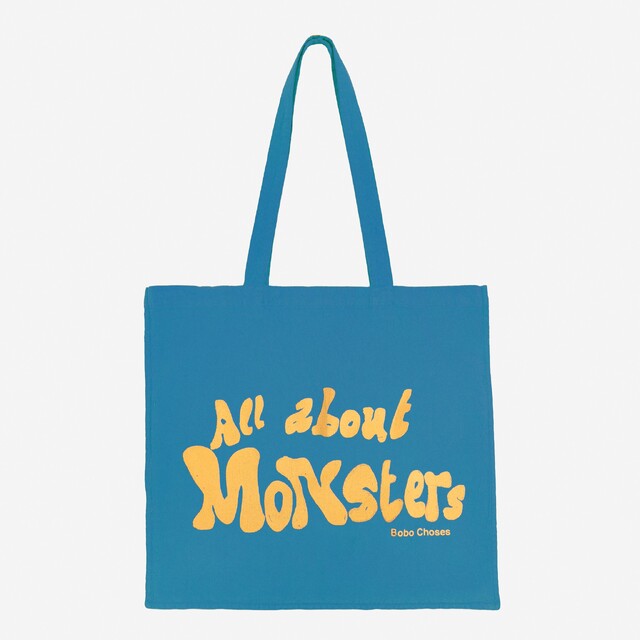 【BOBOCHOSES】Drop1「All About Monsters」B226AI059 All About Monsters tote bag ブルー