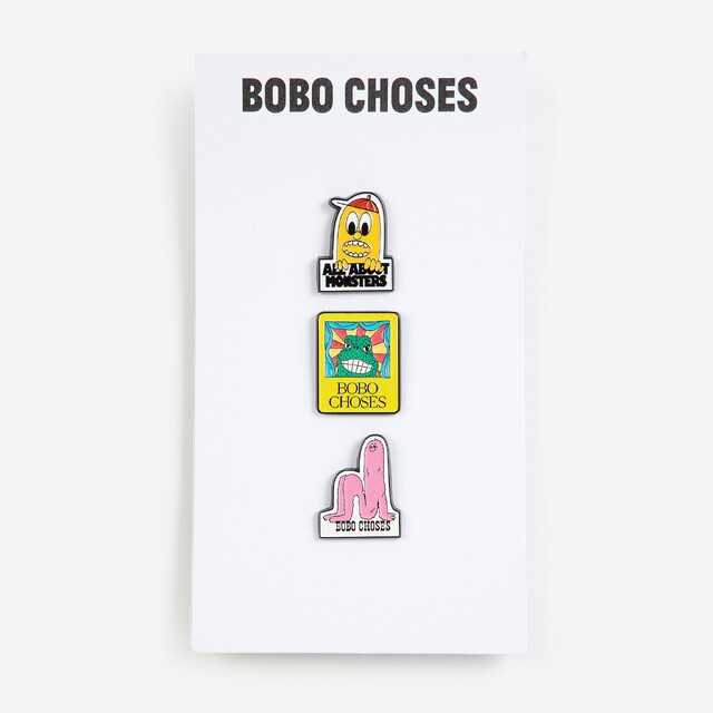 【BOBOCHOSES】Drop2「All About Monsters」B226AI074 All About Monsters pins