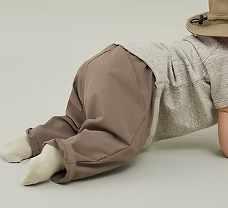 【MOUNTEN.】BP03-0105a stretch nylon easy pants(for baby)