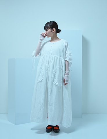 short sleeve long coat