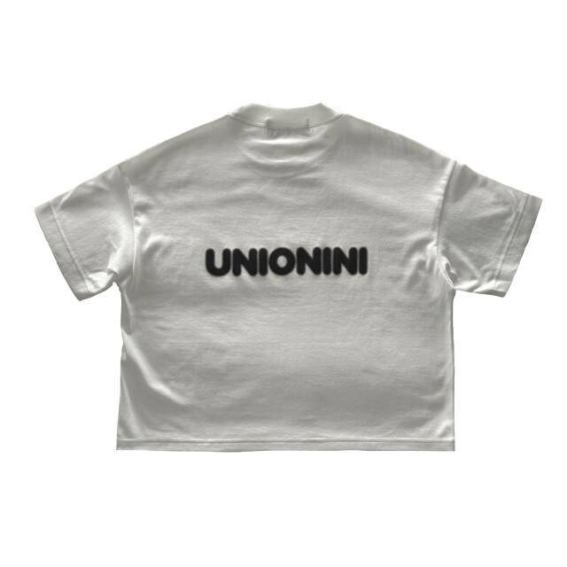 【UNIONINI】CS-049 logo tee /WHITE/4-6Y～大人