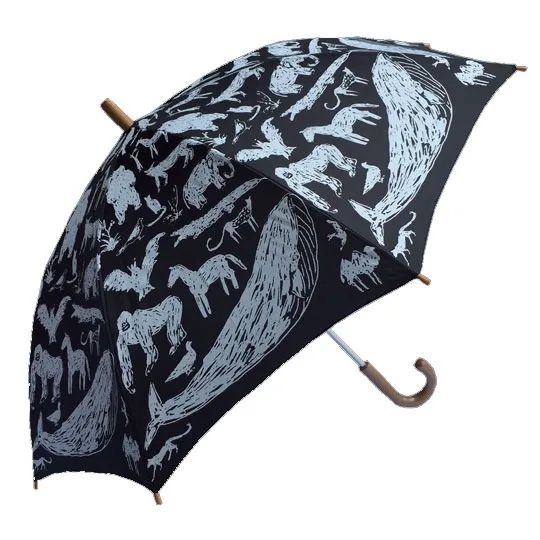 【chocolatesoup】GEOMETRY UMBRELLA/Tanaka Kentarou/animal/BLACK/45.50.55.60cm