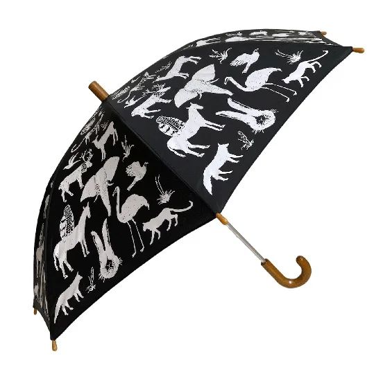 【chocolatesoup】GEOMETRY UMBRELLA/Tanaka Kentarou/zoo/Black/45.50.55.60cm