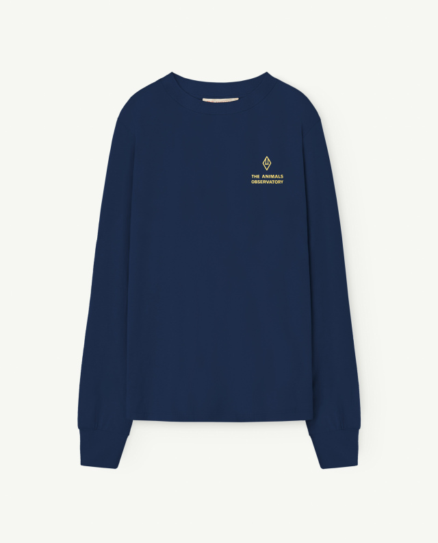 【THE ANIMALS OBSERVATORY】the animal observ atory BASIC  T-Shirt NAVY おとな