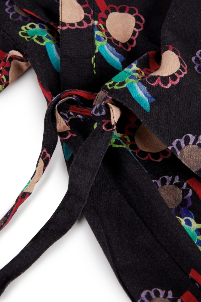 甚平　110 ウルフアンドリタ　wolf&rita 24SS】WOLF&RITA（ウルフアンドリタ）JINBEI SUNFLOWER BABY