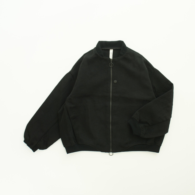 MOUNTEN.】MB39-1801 bright twill zip blouson/black