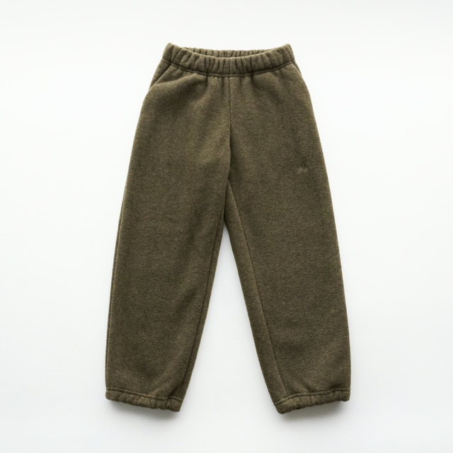 【MOUNTEN.】MP98-1824 melange fleece track pants/キッズ110～おとな