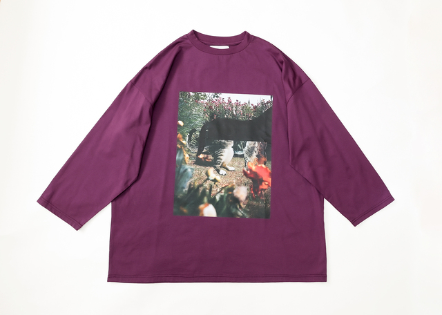 【michirico】MR26AW-07 The Cats' Move BigT/adult/バイオレット