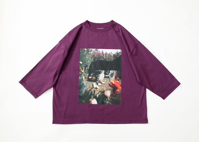 【michirico】MR26AW-07 The Cats' Move BigT/kids/バイオレット