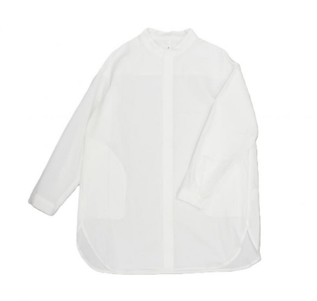 【MOUNTEN.】MS38-1821i dry washer long shirt(organic cotton)