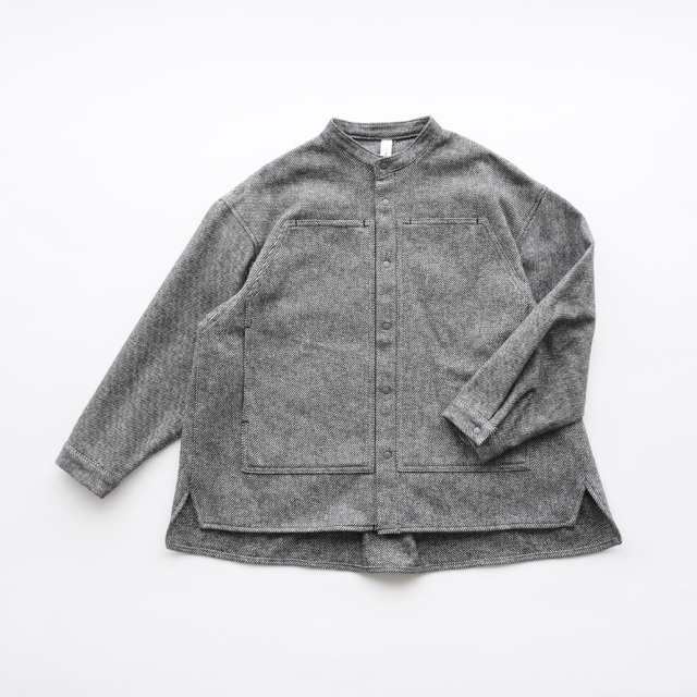 【MOUNTEN.】MS44-2022 cotton tweed pocket shirt/おとな