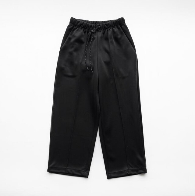 【MOUNTEN.】MP104-1926 jersey wide pants/black/キッズ～大人