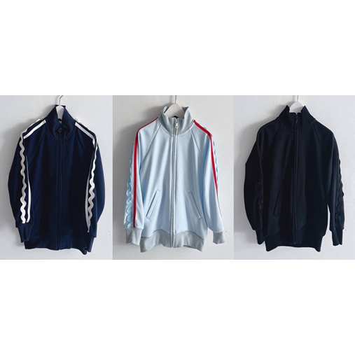 frankygrowフランキーグロウトラックジャケット frankygrow】23FWOT-104 KUMA EMBROIDERY PATCH TRACK JACKET