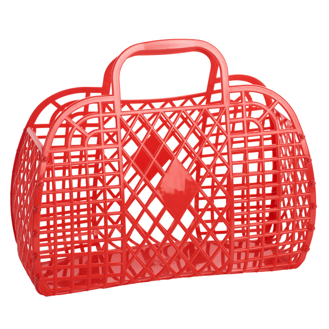 【Sunjellies】Retro Basket(Large) /Red