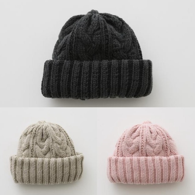 【eLfinFolk】14_elf-262A23 Bulky Cable Beanie by CA4LA