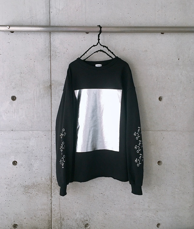 【frankygrow】stitchhouse21st limited　SQUARE HOIL SWEAT SHIRTS/BLACK