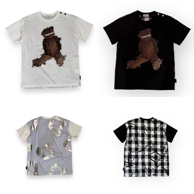 【frankygrow】25SCS-490 POP BEAR DOCKING TEE
