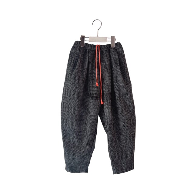 【minnano×frankygrow】MF25FWBT-005 GLEN CHECK TEPERED PANTS