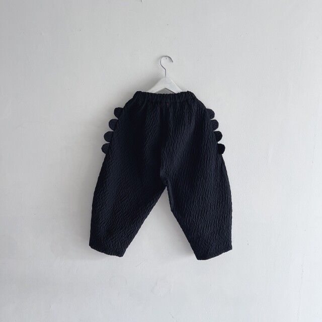 芸能人愛用アイテム特集 MATELASSE frankygrow】24FWBT-350 JQ PANTS BIG SCALLOPED パンツ
