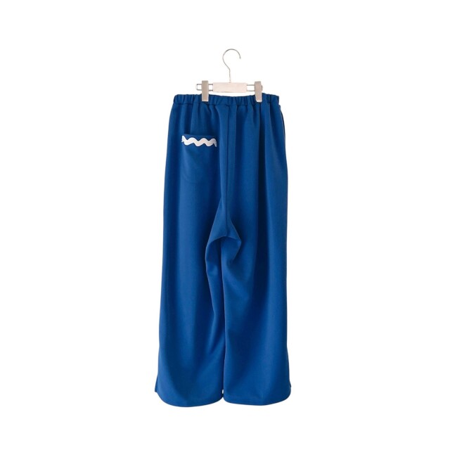 frankygrow】25FWBT-383 SIDE LINE JERSEY SLIT PANTS