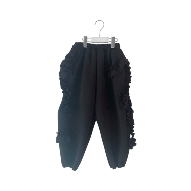 【frankygrow】25FWBT-384 VORIOUS FRILL DOUBLE AIR PANTS