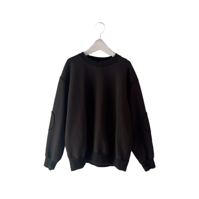 【minnano×frankygrow】MF25FWCS-006 ELBOW PATCH SWEATSHIRT