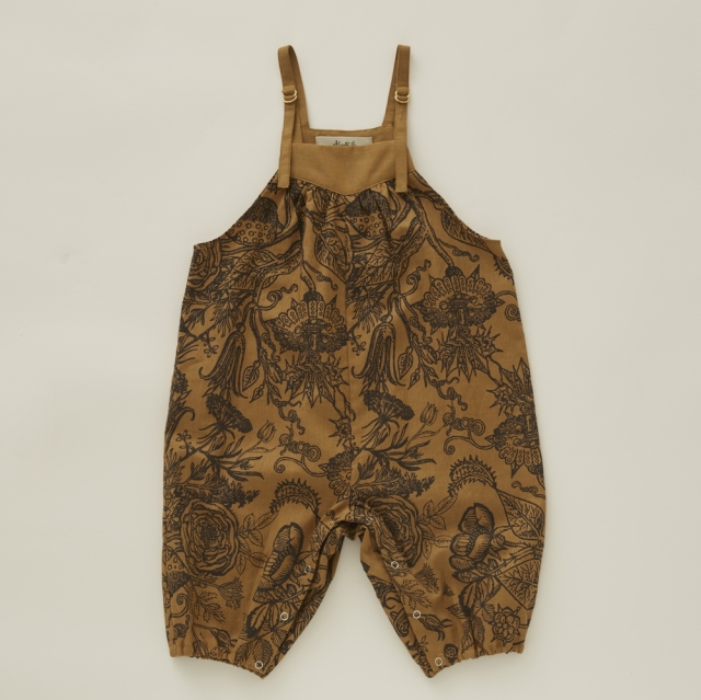 【eLfinFolk】elf-231F10 FLORA Cotton linen Rompers