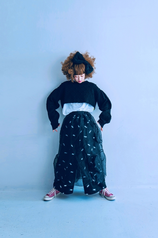 frankygrow】22FWBT-279 “POP”ROOMY PANTS キッズ～大人まで 
