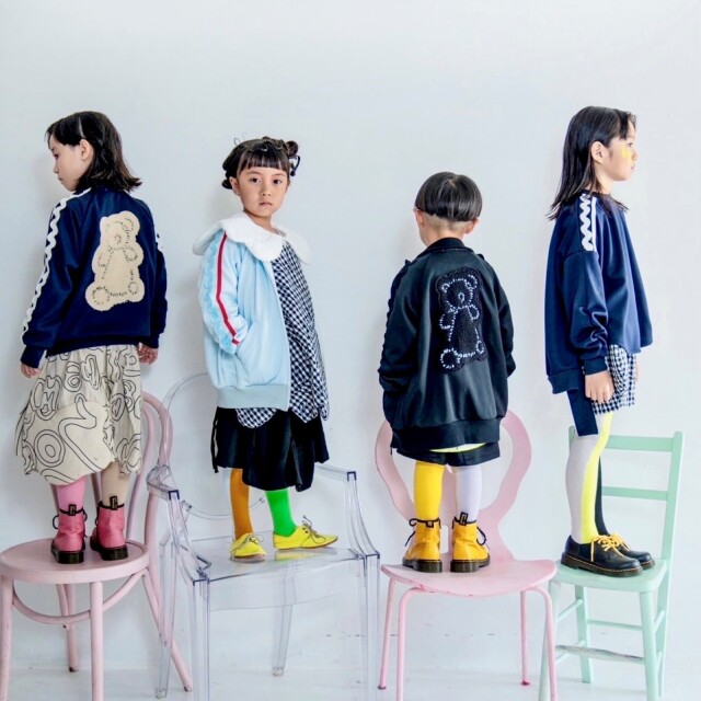 frankygrow アウター frankygrow】23FWOT-104 KUMA EMBROIDERY PATCH TRACK JACKET