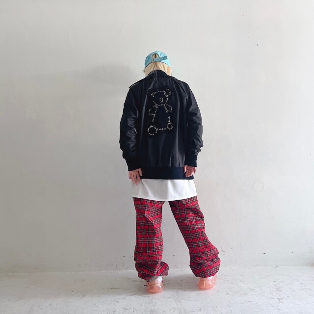 frankygrow】24FWOT-113 KUMA EMBROIDERY PATCH PE TRACK JACKET