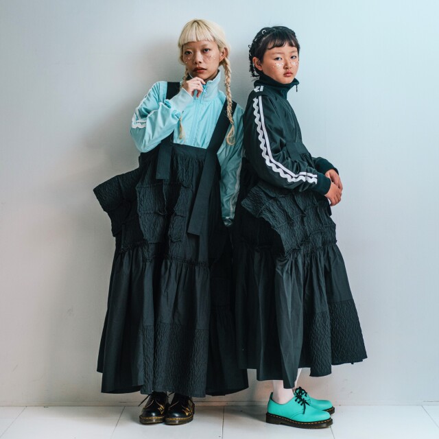 frankygrow】24FWOT-113 KUMA EMBROIDERY PATCH PE TRACK JACKET/BLACK