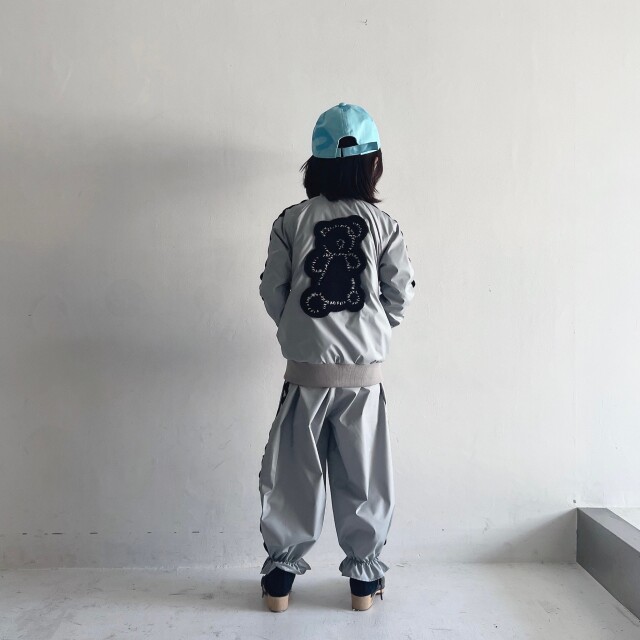 frankygrow】24FWOT-113 KUMA EMBROIDERY PATCH PE TRACK JACKET