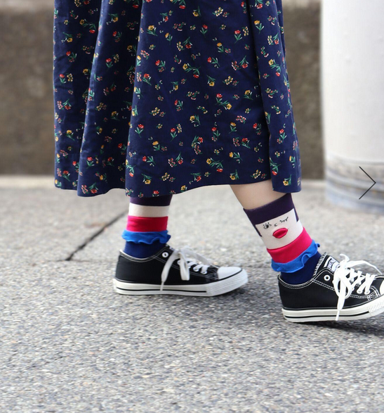 KIVISDOU】マチルダとイザベラ(25AW)クルーソックス2P