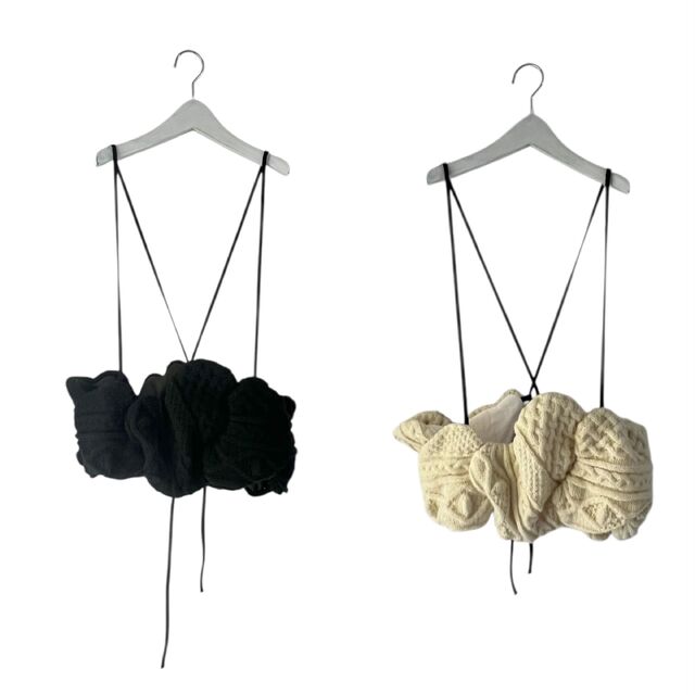 【frankygrow】26FWKTVT-144 ALAN KNIT BUSTIER