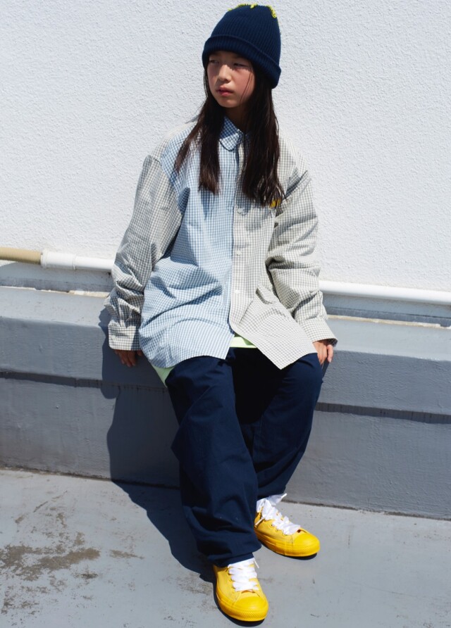 minnano×frankygrow】MF25FWBT-007 HORSE CLOTH VINTAGE TEPERED PANTS