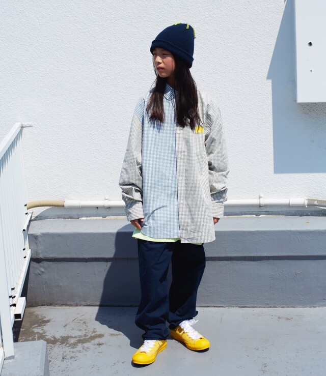 minnano×frankygrow】MF25FWBT-007 HORSE CLOTH VINTAGE TEPERED PANTS