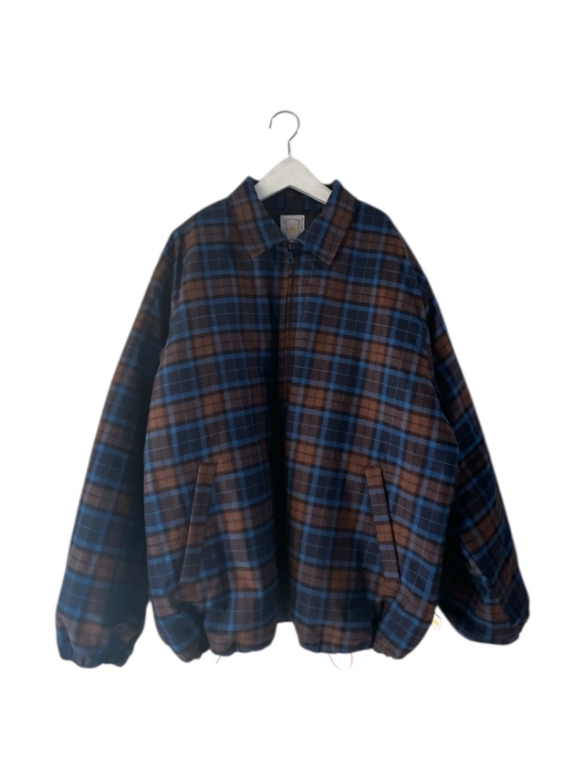 【minnano×frankygrow】MF26FWOT-010 FRANNEL CHECK BLOUSON