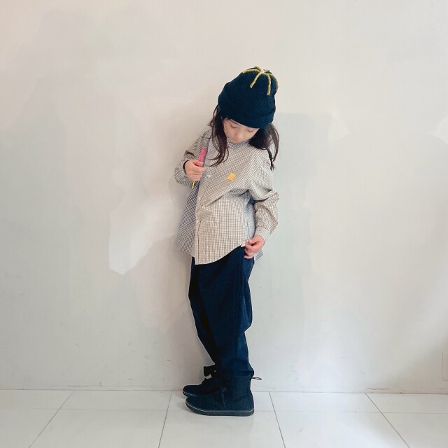 minnano×frankygrow】MF25FWBT-007 HORSE CLOTH VINTAGE TEPERED PANTS