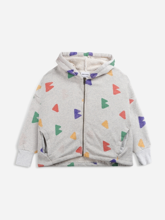 【BOBOCHOSES】Drop1「I'm a Poet」122AC042 B.C all over hooded sweatshirt