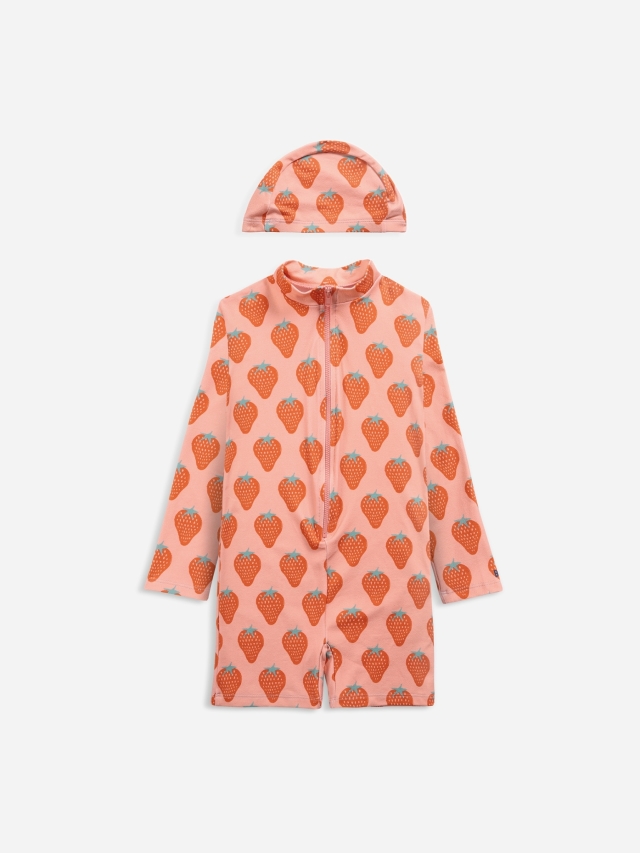 【BOBOCHOSES】Drop1「I'm a Poet」122AC143 Strawberry all over swim pack